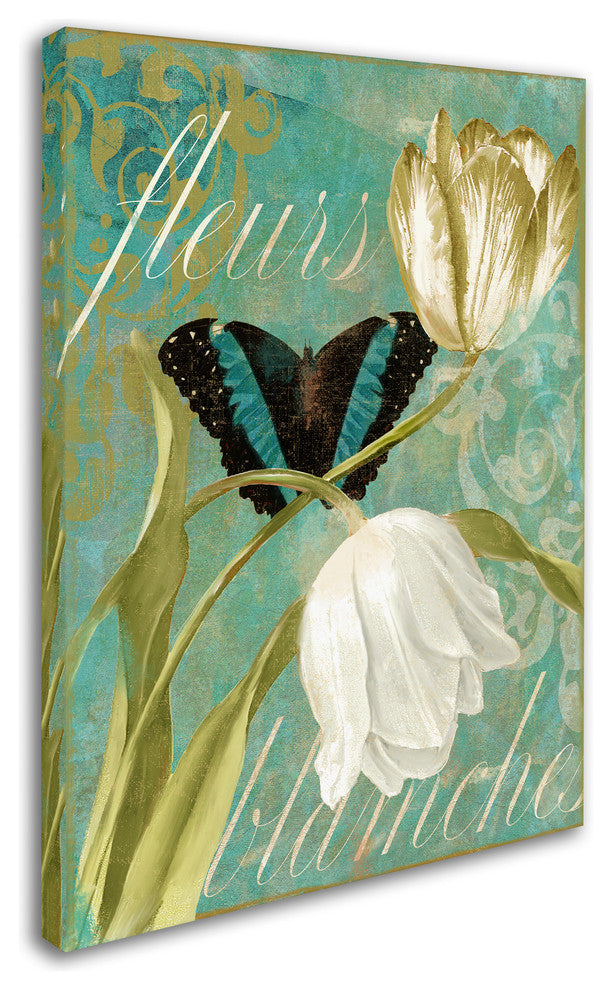 Color Bakery 'White Tulips' Canvas Art, 14x19