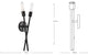 Astra Collection Two-Light 18" Matte Black Modern Wall Sconce