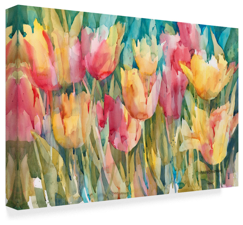 Annelein Beukenkamp 'Pastel Tulips' Canvas Art