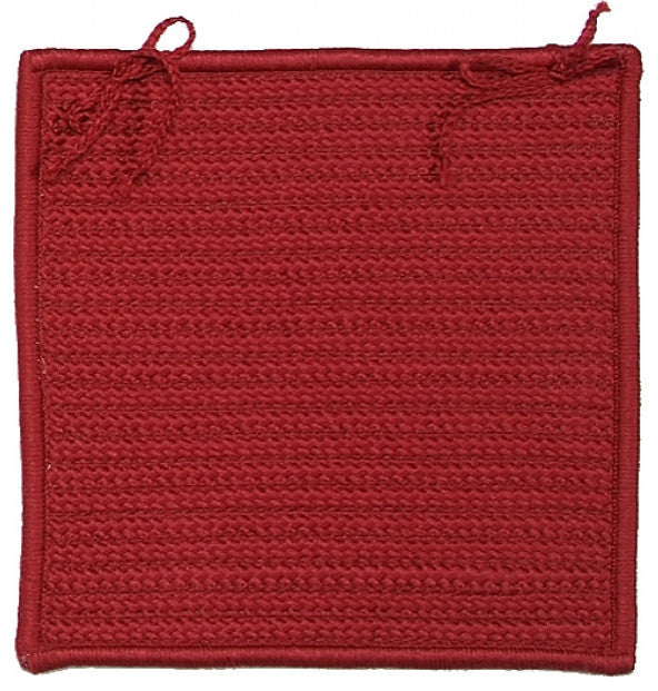 Colonial Mills Chair Pad Simply Home Solid Sangria Chair Pad