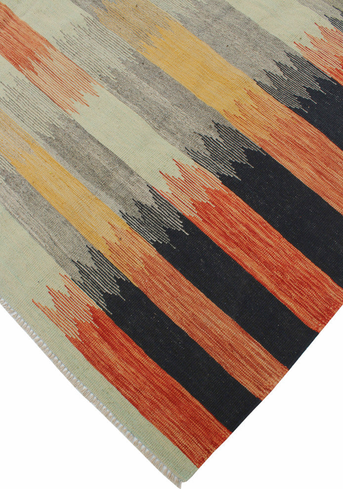Winchester Kilim Muattarb Mint Green Rug, 8'5x11'2