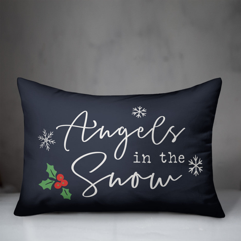 Navy Angels, The Snow 20x14 Spun Poly Pillow