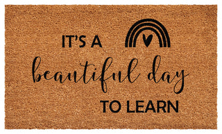 Calloway Mills It's a Beautiful day to Learn Doormat, 24"x36"