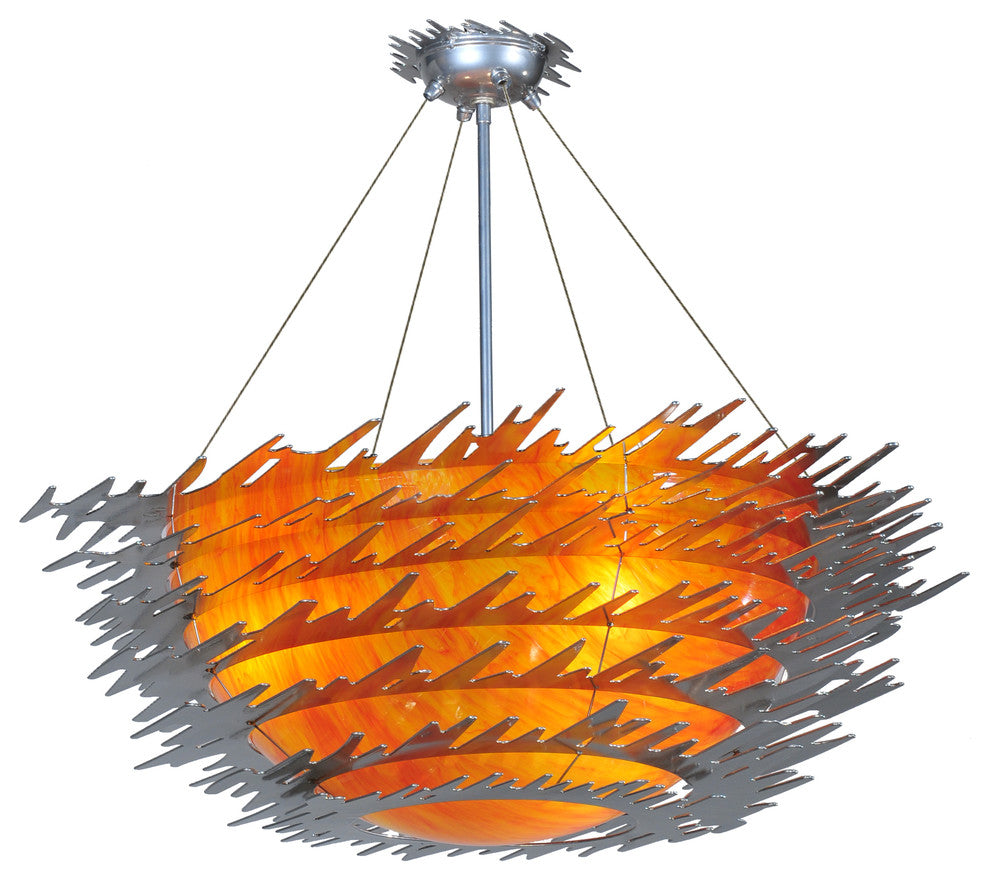 39W Electric Sunset Semi-Flushmount