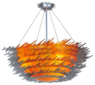 39W Electric Sunset Semi-Flushmount