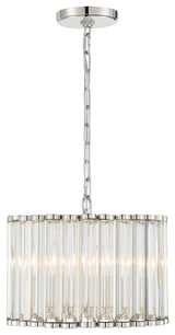 Crystorama Lighting Group ELL-B3004 Elliot 4 Light 15"W Pendant - Polished