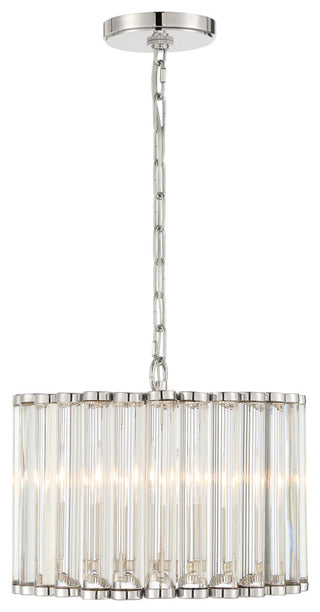 Crystorama Lighting Group ELL-B3004 Elliot 4 Light 15"W Pendant - Polished