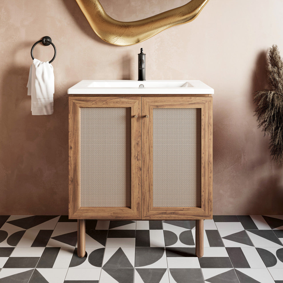 Classe 30" Bathroom Vanity, Oak