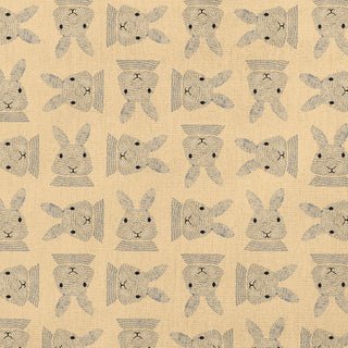 Criss Cross Bunnies Easter Decorative Throw Pillow, Corn Yellow, 16x16"