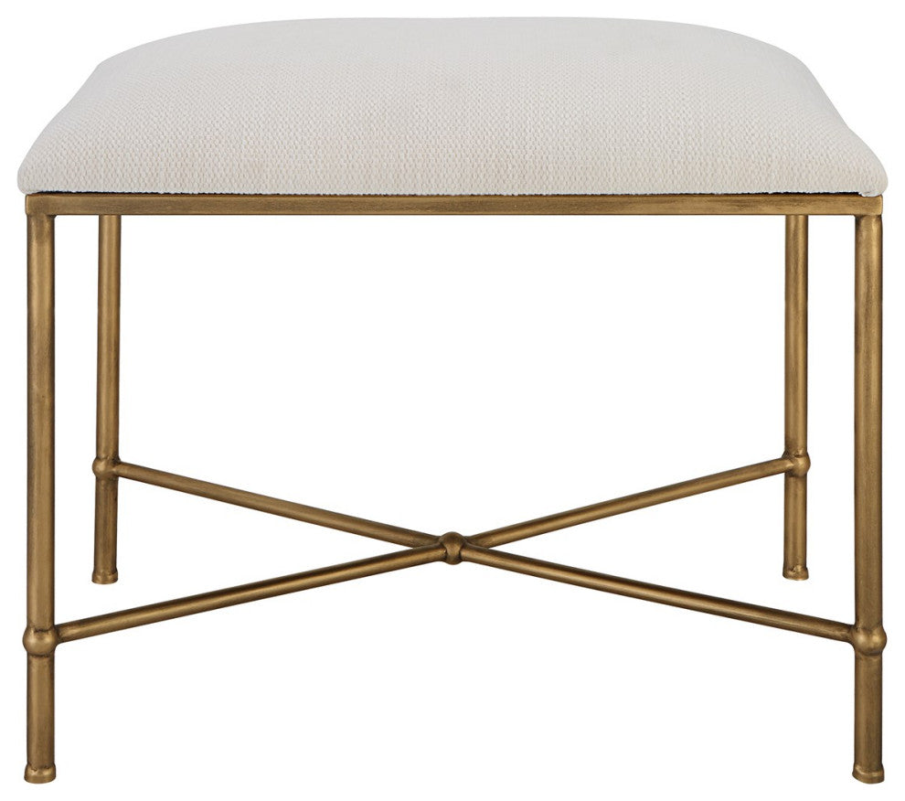 Uttermost Avenham Small Gold Framed Bench 23689