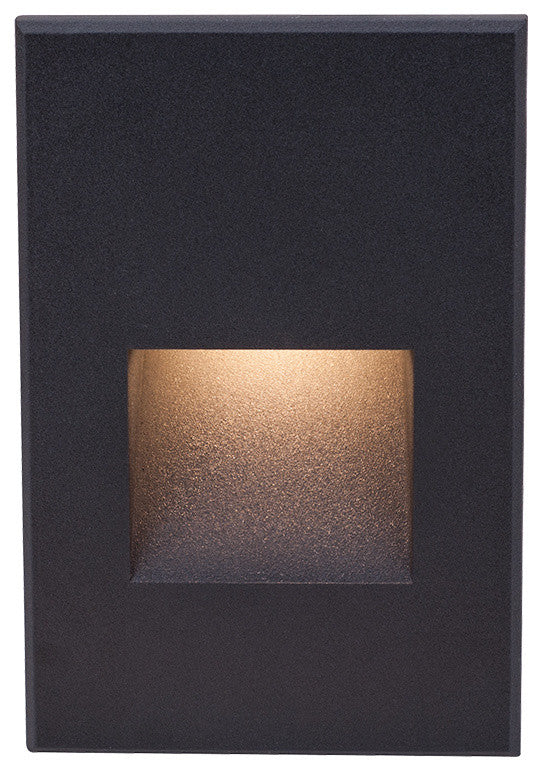 WAC Lighting LEDme Vertical Outdoor Step and Wall Light 277V, Black