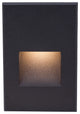 WAC Lighting LEDme Vertical Outdoor Step and Wall Light 277V, Black