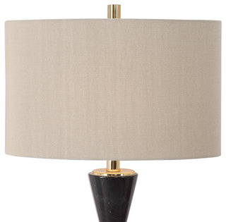 Alastair Black Marble Table Lamp