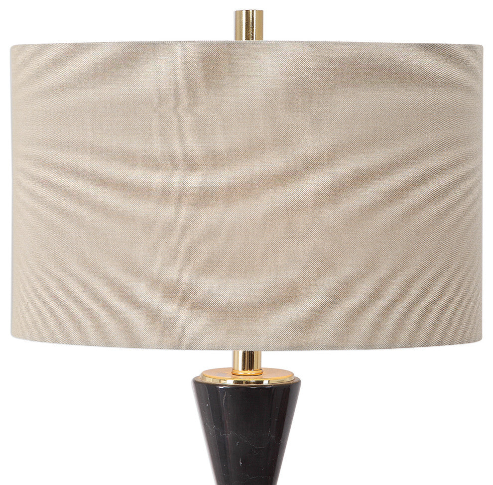Alastair Black Marble Table Lamp