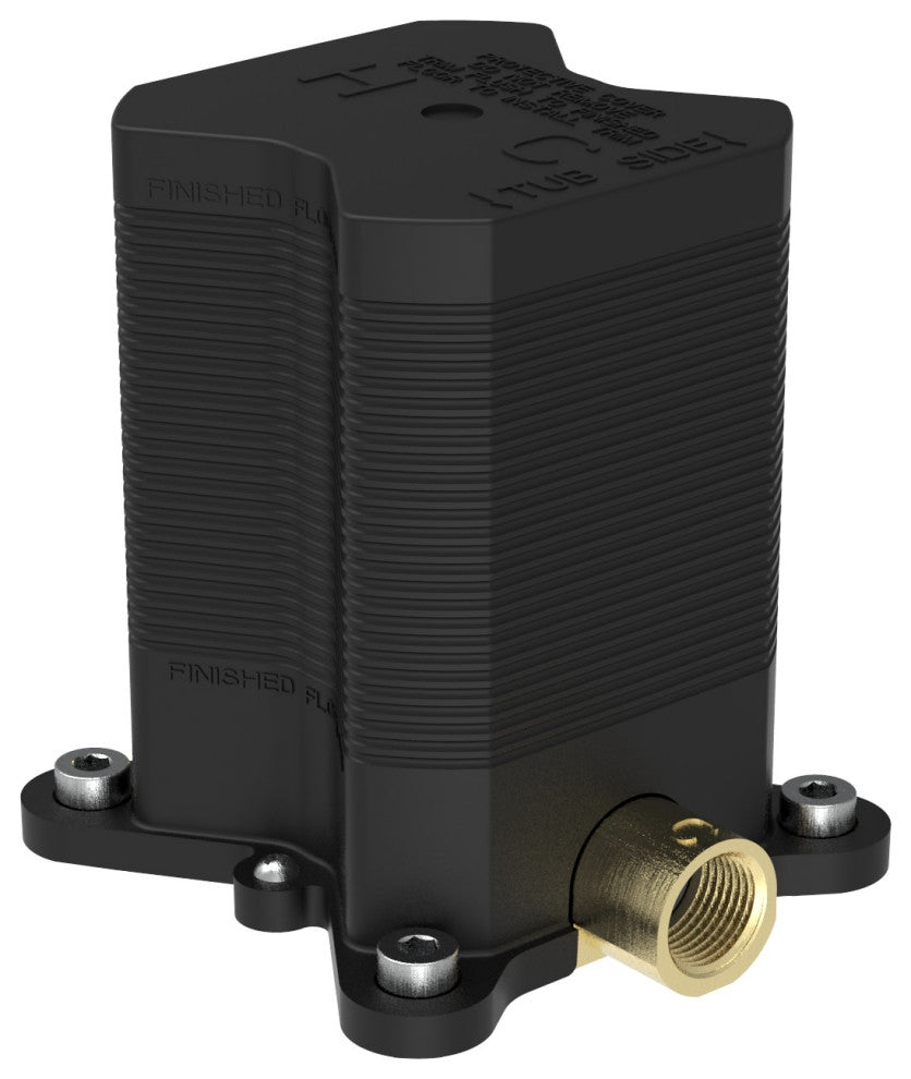 Jacuzzi PT638 Karina Floor Mounted Tub Filler - Polished Chrome