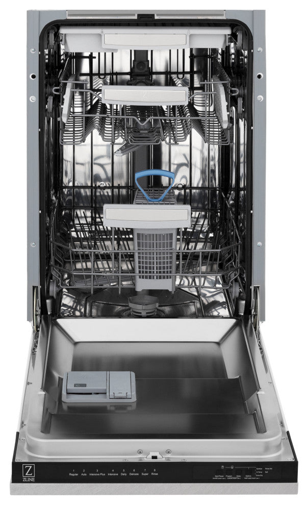 ZLINE 18" Tall Tub Dishwasher, DuraSnow With Stainless Steel Tub DWV-SN-18