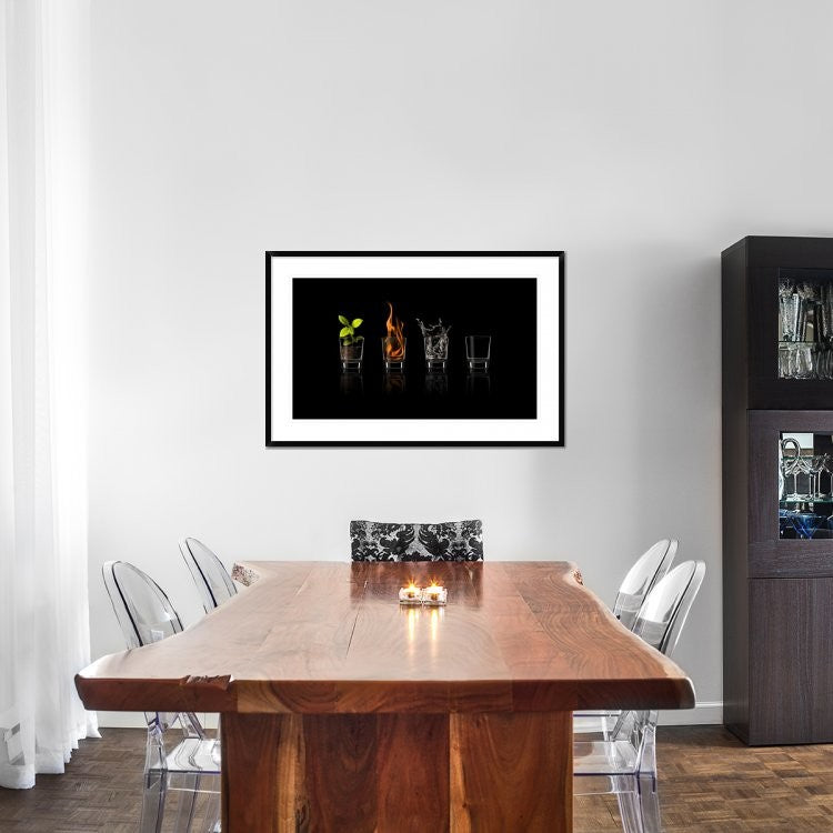 "Elements" Framed Digital Print by Jose Maria Frutos, 44x28"