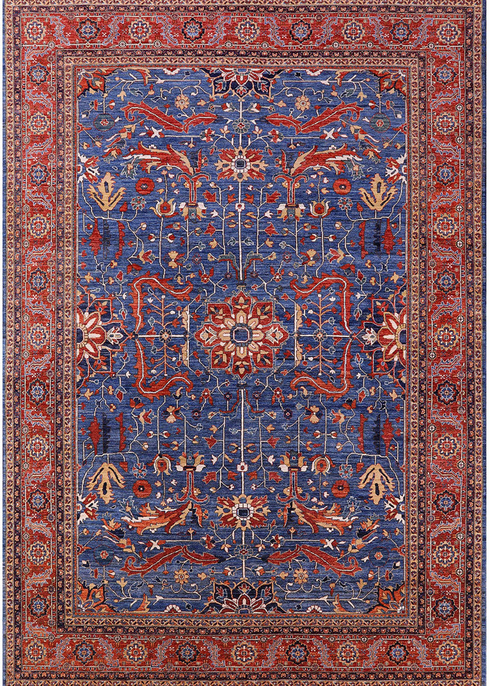 Ahgly Company Indoor Rectangle Mid-Century Modern Area Rugs, 5' x 8'