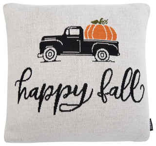 Safavieh Fall Truck Pillow Multi 18" X 18"