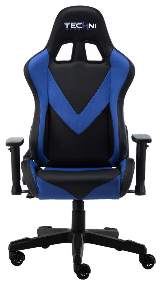 Techni Sport Office-PC Gaming Chair, Blue