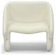 Modrest Tristan Modern Off White Fabric Accent Chair