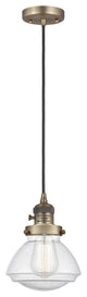 INNOVATIONS 201CSW-BB-G324 1-Light Mini Pendant Brushed Brass