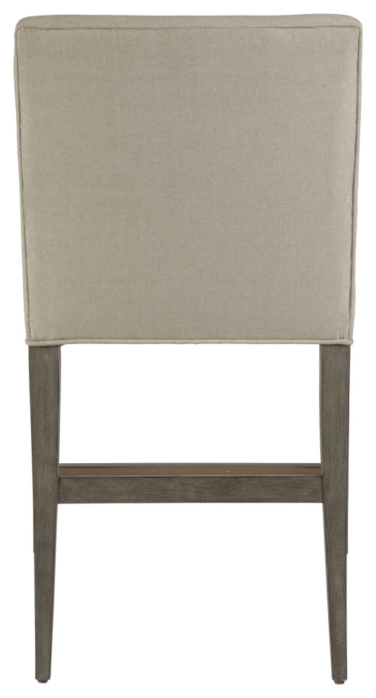 Madox Upholstered Low Back Counter Stool