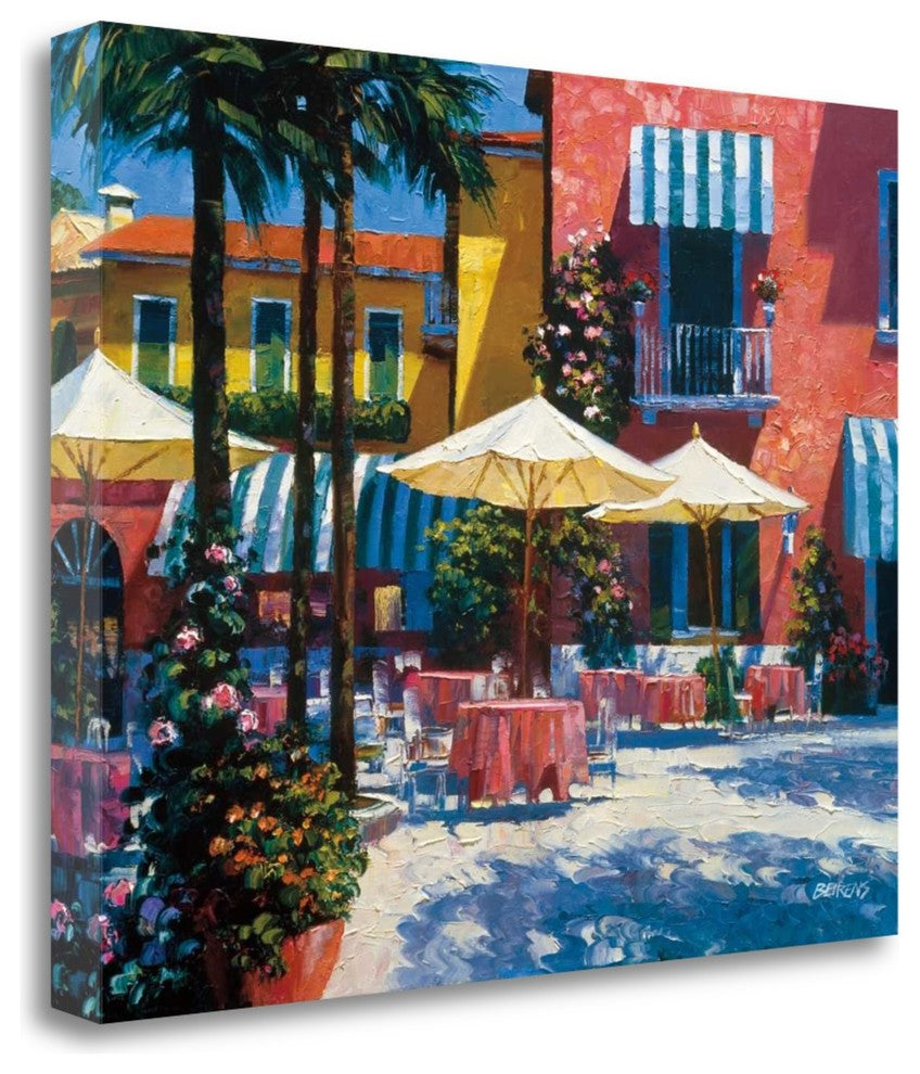 "Inn At Lake Garda" By Howard Behrens, Giclee Print on Gallery Wrap Canvas