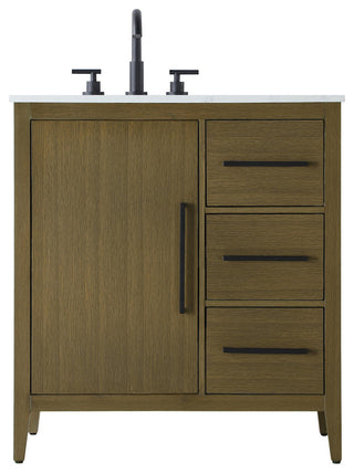 Elegant Lighting VF29332 Millie 32" - Chestnut Brown