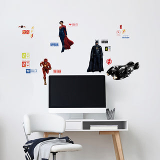The Flash Movie Super Heroes Set Wall Decals