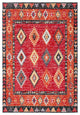 Safavieh Montage Mtg201Q Southwestern Rug, Red and Black, 3'0"x5'0"