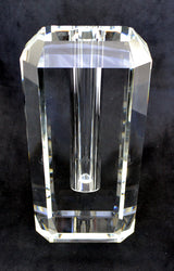 Faceted Crystal Vase, Extra Large
