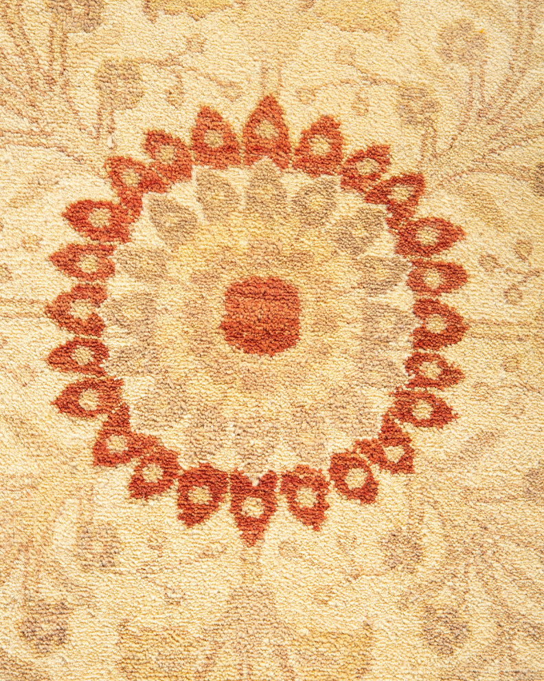 Mogul, One-of-a-Kind Hand-Knotted Area Rug Orange, 8'4"x9'10"