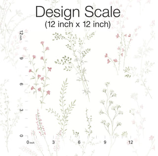 Multicolor Wildflower Sprigs Peel & Stick Wallpaper
