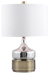 Uttermost 1-Light Como Chrome Table Lamp, 28337-1