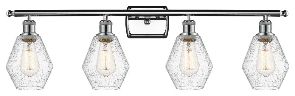 Innovations 516-4W-PC-G654-6 4-Light Bath Vanity Light, Polished Chrome