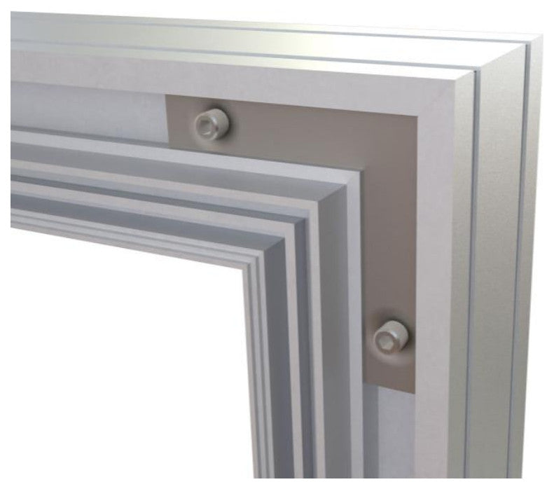 Invisible Solid Hidden Door with Handle | Planum 0010 24x80 Left-hand Outswing