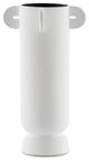 Happy 40 Tube White Vase