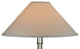 Fenchel Shades 4"x16"x9" Empire Lamp Shade, Linen Snow