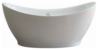 Vanity Art 68" Freestanding Acrylic Bathtub