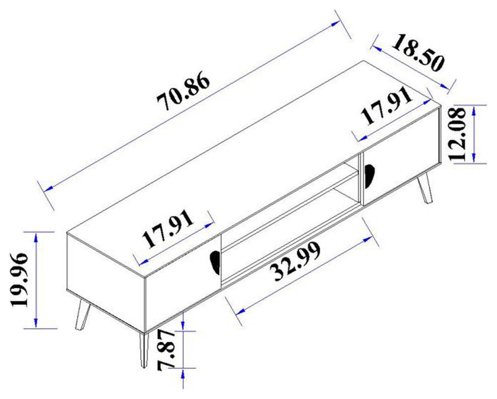 Manhattan Comfort Haley TV Stand