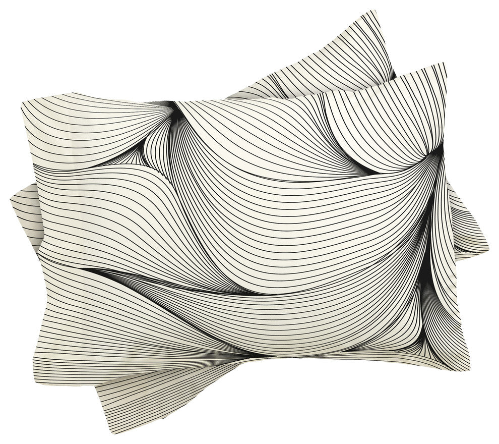 Emanuela Carratoni Seamless Lines Duvet Cover Set, Twin XL