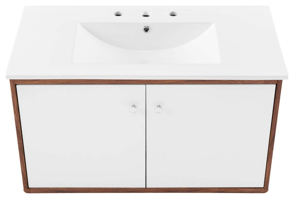 Transmit 36"Wall-Mount Bathroom Vanity