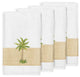 Colton 4-Piece Embellished Bath Towel Set, White