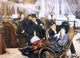 James Tissot The Last Evening, 18"x27" Wall Decal