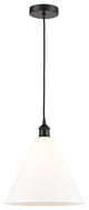 Innovations 616-1P-BK-GBC-121 1-Light Mini Pendant, Matte Black