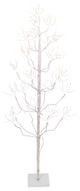 4' Electric Birch Tree Warm White and Cool White LED Lights, Outdoor Adapter
