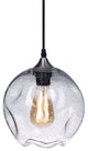 Retro Glass Pendant Lighting Fixture, Farmhouse Hanging Light