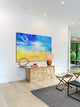 "Horizon Sun" Painting Print on Wrapped Canvas, 60"x40"