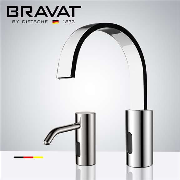 Fontana Marseille Freestanding Automatic Commercial Sensor Faucet, Automatic